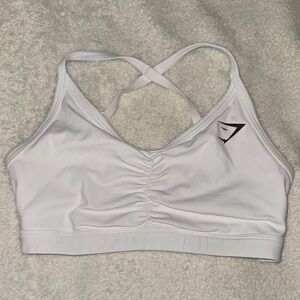 White Sports Bra